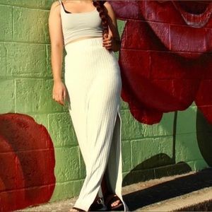 Asos slit maxi skirt